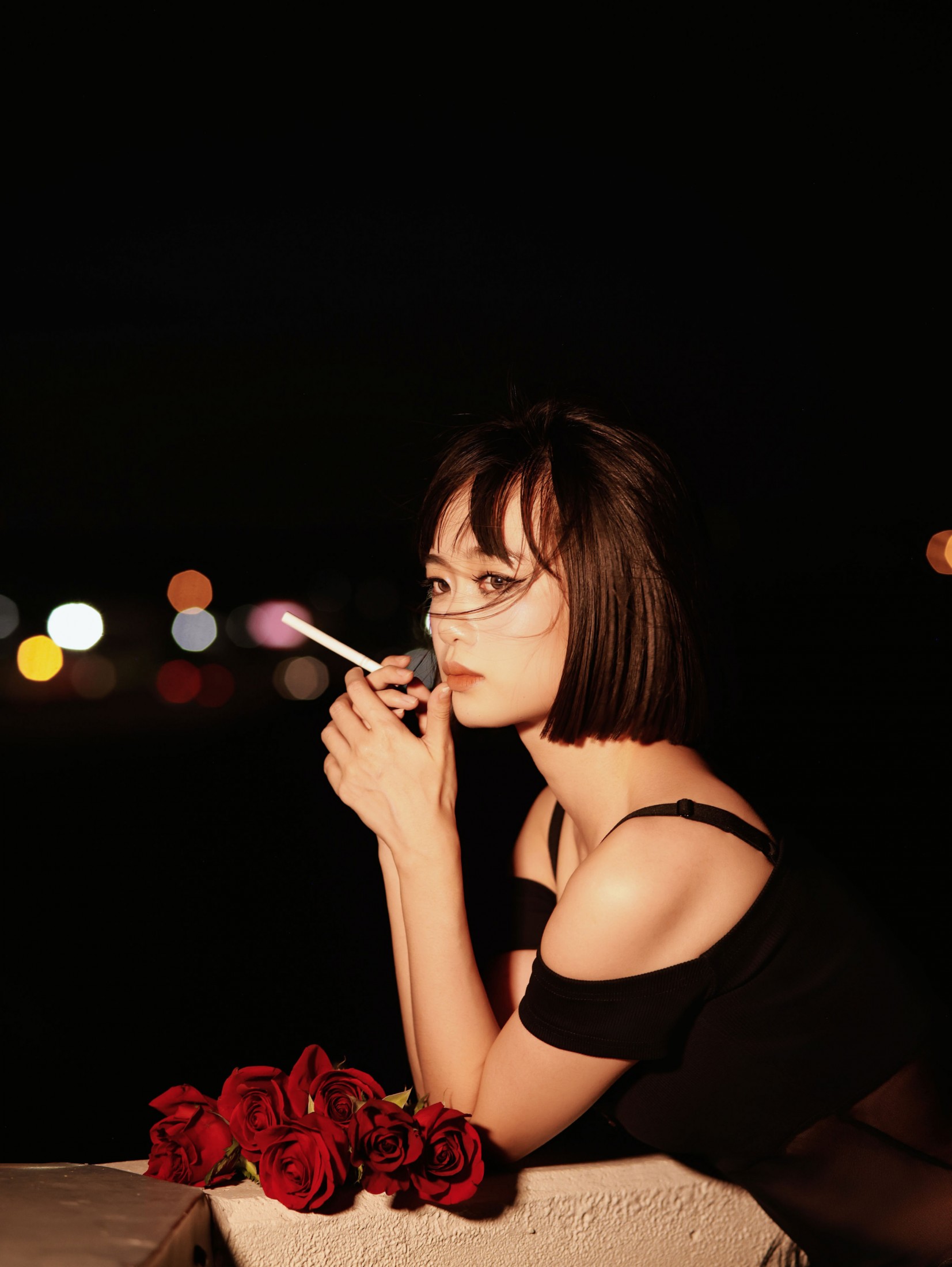 图片[1]-– 《天台性感纯欲风》[12P]-蜜私库