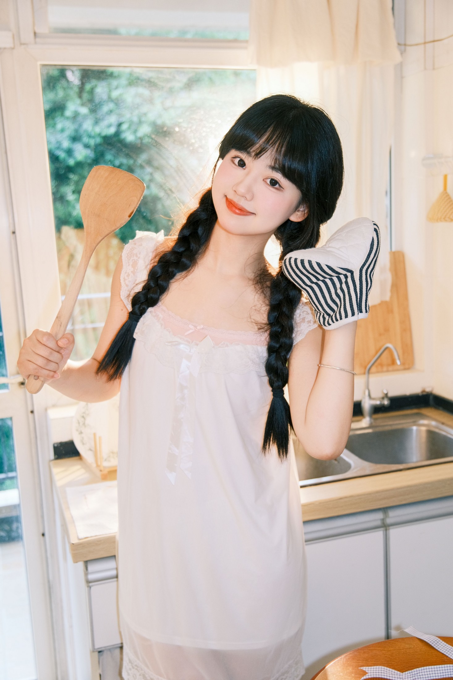 图片[1]-小梨花儿 – 《早饭已经做好啦快起来吃饭啦》[21P]-蜜私库